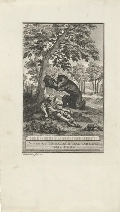 De beer en de tuinman