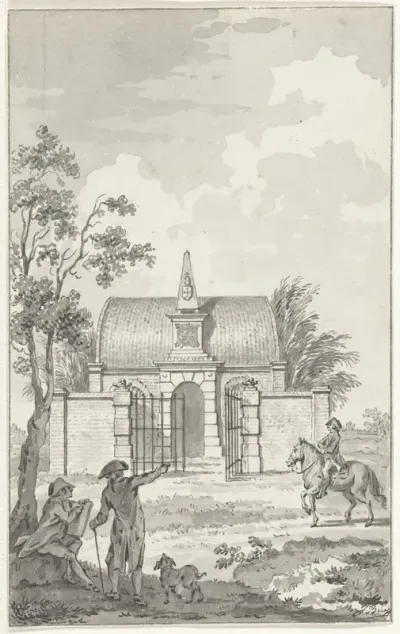 De begraafplaats in het Gorsselse veld bij Zutphen voor de familie van der Capellen en Joan Derk van der Capellen tot den Pol, 1784-1785