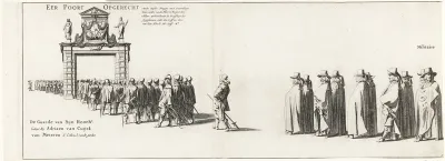De begrafenisstoet van Frederik Hendrik (plaat nr. 1), 1647