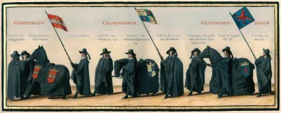 De begrafenisstoet van Frederik Hendrik, plaat nr. 12