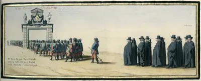 De begrafenisstoet van Frederik Hendrik, plaat nr. 1