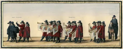 De begrafenisstoet van Frederik Hendrik, plaat nr. 9