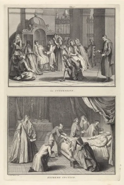 De biecht / Het heilig oliesel
