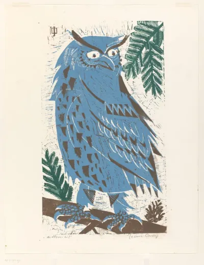 De blauwe uil