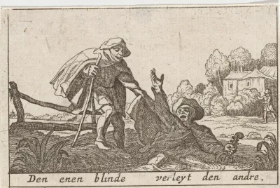 De blinde die de blinde leidt