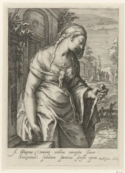 De bloedvloeiende vrouw