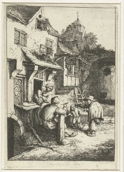 De bultige vioolspeler