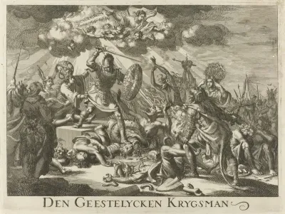 De Christelijke Ridder, bovenste deel
