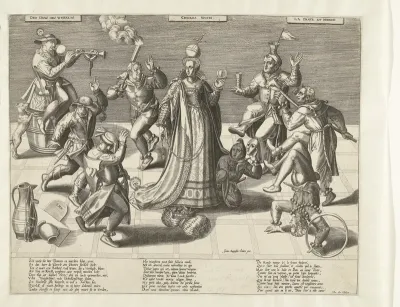 De dans om de wereld, ca. 1600