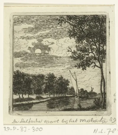 De Delftsevaart bij het molentje