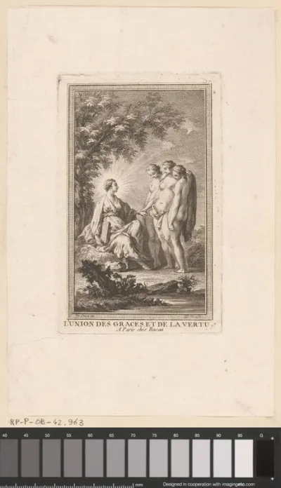De Deugd en de drie Gratiën
