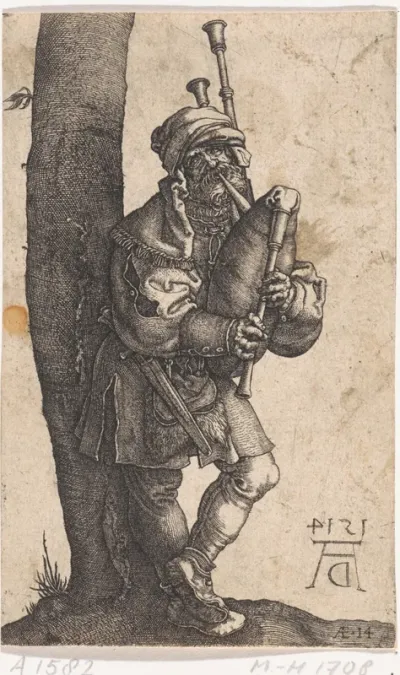 De doedelzakspeler