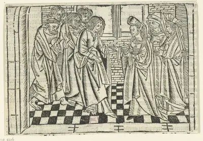 De drie Maria's bij de discipelen