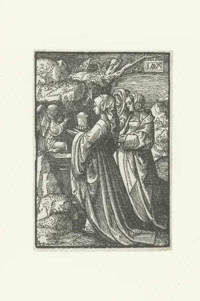 De drie Maria's bij het lege graf