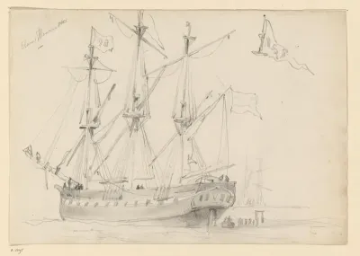 De driemaster Clara Henrietta