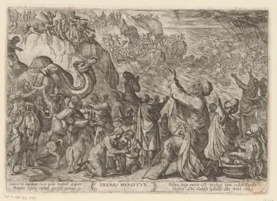 De Egyptenaren verdrinken in de Schelfzee