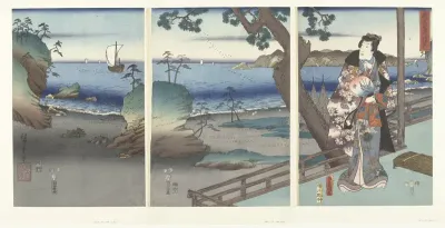 De elegante prins Genji te Suma