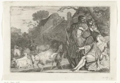 De engel belooft Abraham een zoon