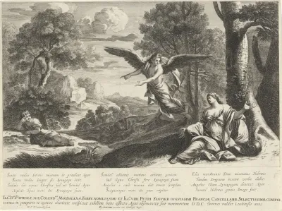 De engel bij Hagar en Ismaël in de woestijn