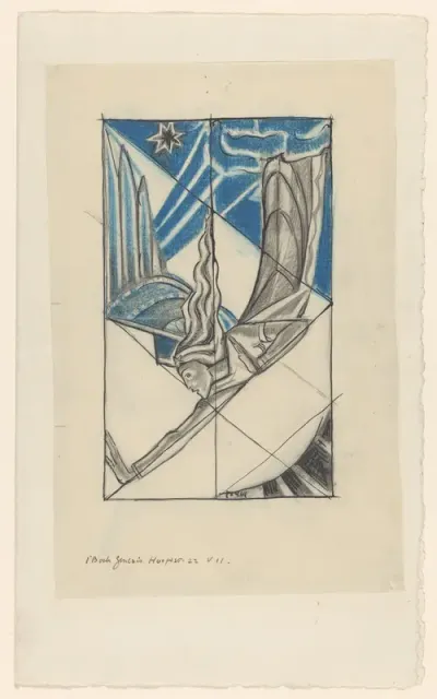 De engel roept Abraham