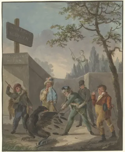 De Franse adelaar in de klem
