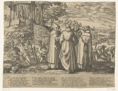 De ganzen verjagen de vossen, ca. 1572