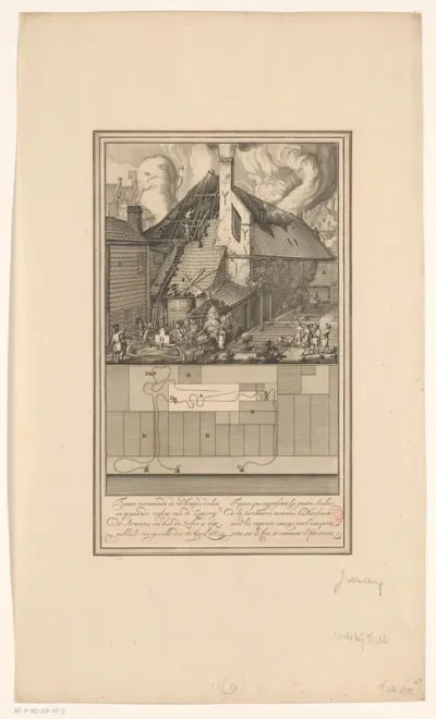 De gebluste brand in de zeepziederij De Bruinvis, 1682