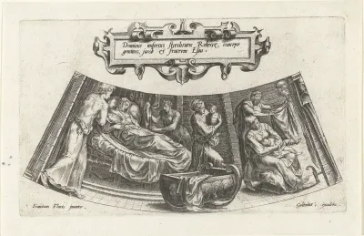 De geboorte van Jakob en Esau