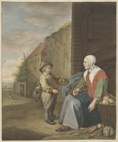 De groentevrouw