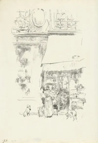 De groentewinkel op de rue de Grenelle in Parijs