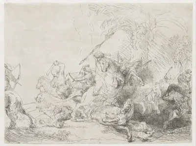 De grote leeuwenjacht