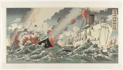 De grote overwinning voor de Japanse marine bij Haiyang eiland
