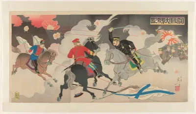 De grote slag bij Port Arthur tijdens de Russisch-Japanse Oorlog