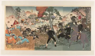De grote veldslag nabij Jiuliancheng