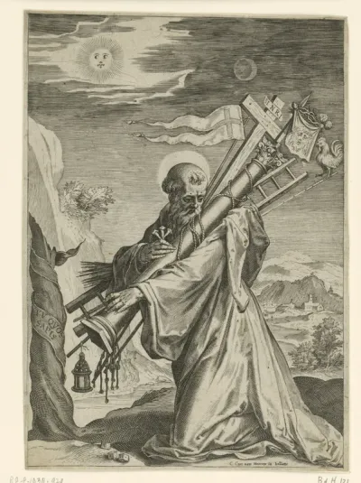 De H. Bernardus van Clairvaux, met de passiewerktuigen