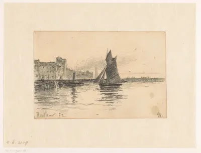De haven van Honfleur