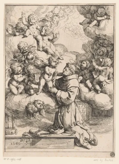 De heilige Antonius van Padua met het Christuskind