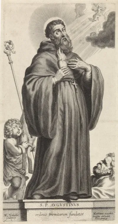 De heilige Augustinus van Hippo