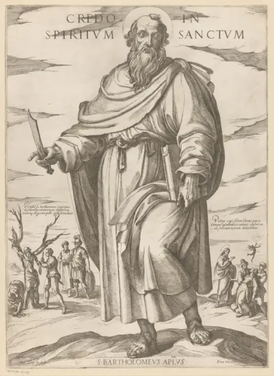 De heilige Bartolomeüs