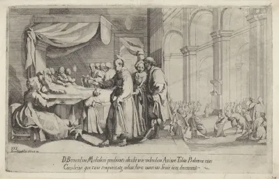 De heilige Bernardinus van Siena brengt een kind tot leven