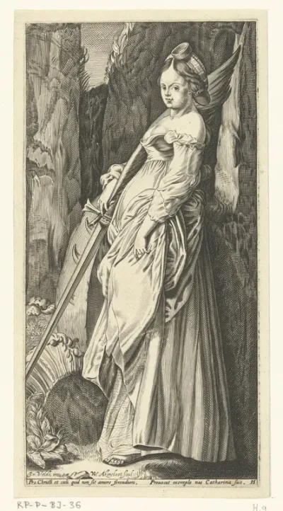 De heilige Catharina van Alexandrië