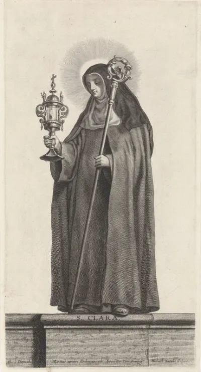 De heilige Clara