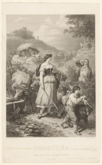 De heilige Dorothea en de emigranten