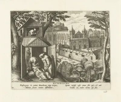 De Heilige Euphrosyna van Alexandrië