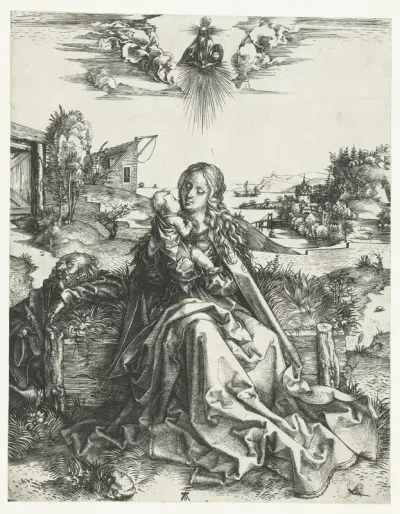 De Heilige Familie met de libelle