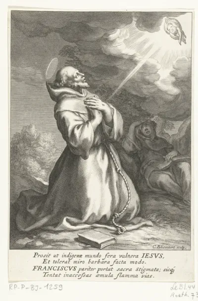 De heilige Franciscus ontvangt de Stigmata