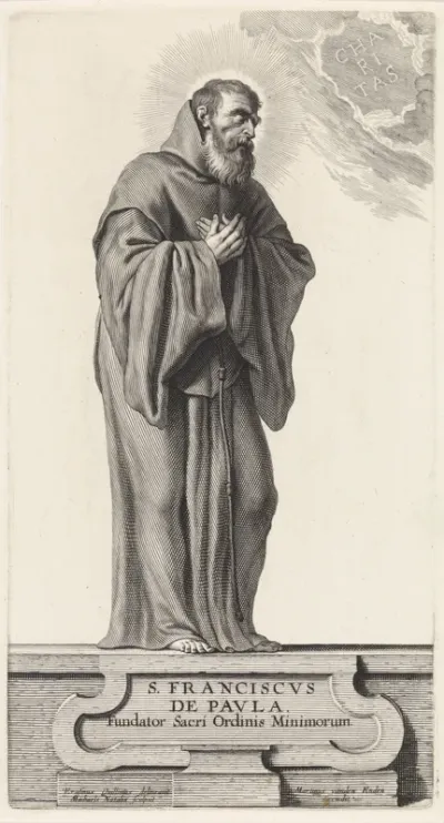 De heilige Franciscus van Paula