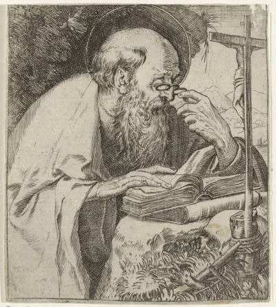 De heilige Hieronymus