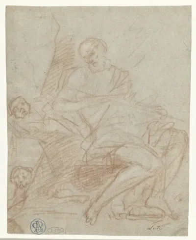 De heilige Hieronymus, als kluizenaar