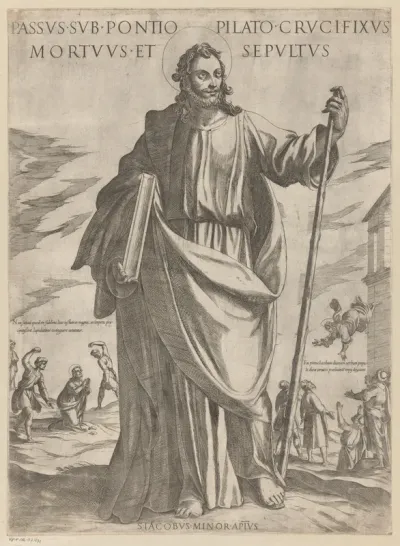 De heilige Jakobus de Mindere